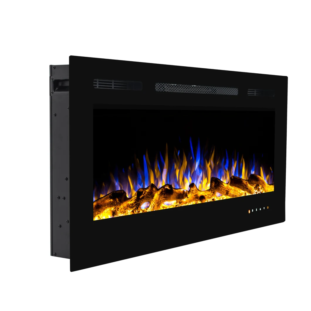 72 Inch Electric Fireplace with Mantle
