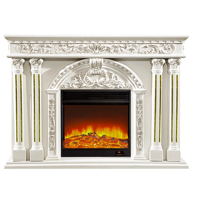 Decoration LED Fire Electric Fireplace Wall Mounted TV Stand