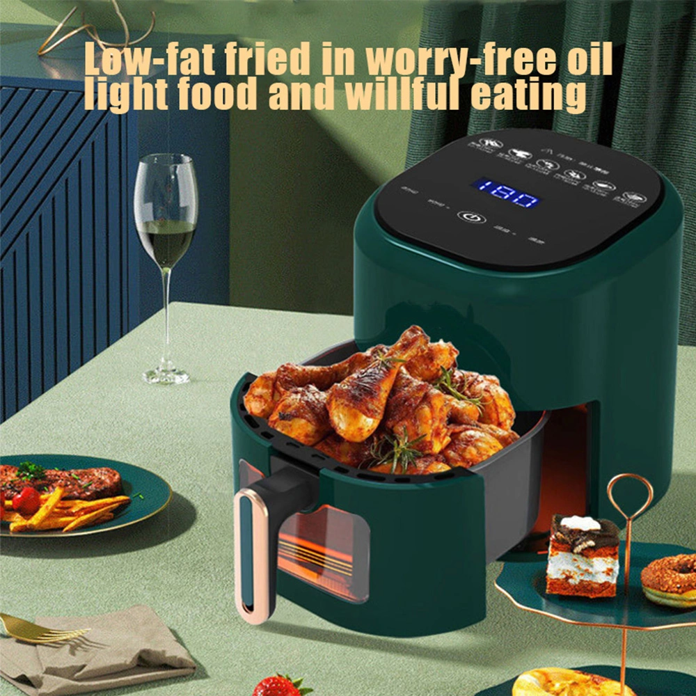 2023 New Product Fryer Deep Digital 4.5L 6L 12 Liter Hot Machine Oil Free 110V Commercial Air Fryers Oven Air Fryer Grill Combo with Meat Thermometer