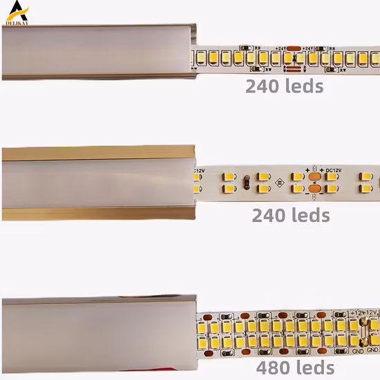 LED ストリップ用キッチンカバー用 LED プロファイル付きアルミニウム タイル用の標準​​接続チャネル