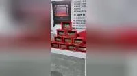 ヨーロピアンスタイルの3D炎を備えた自立式の赤いミニポータブル電気暖炉